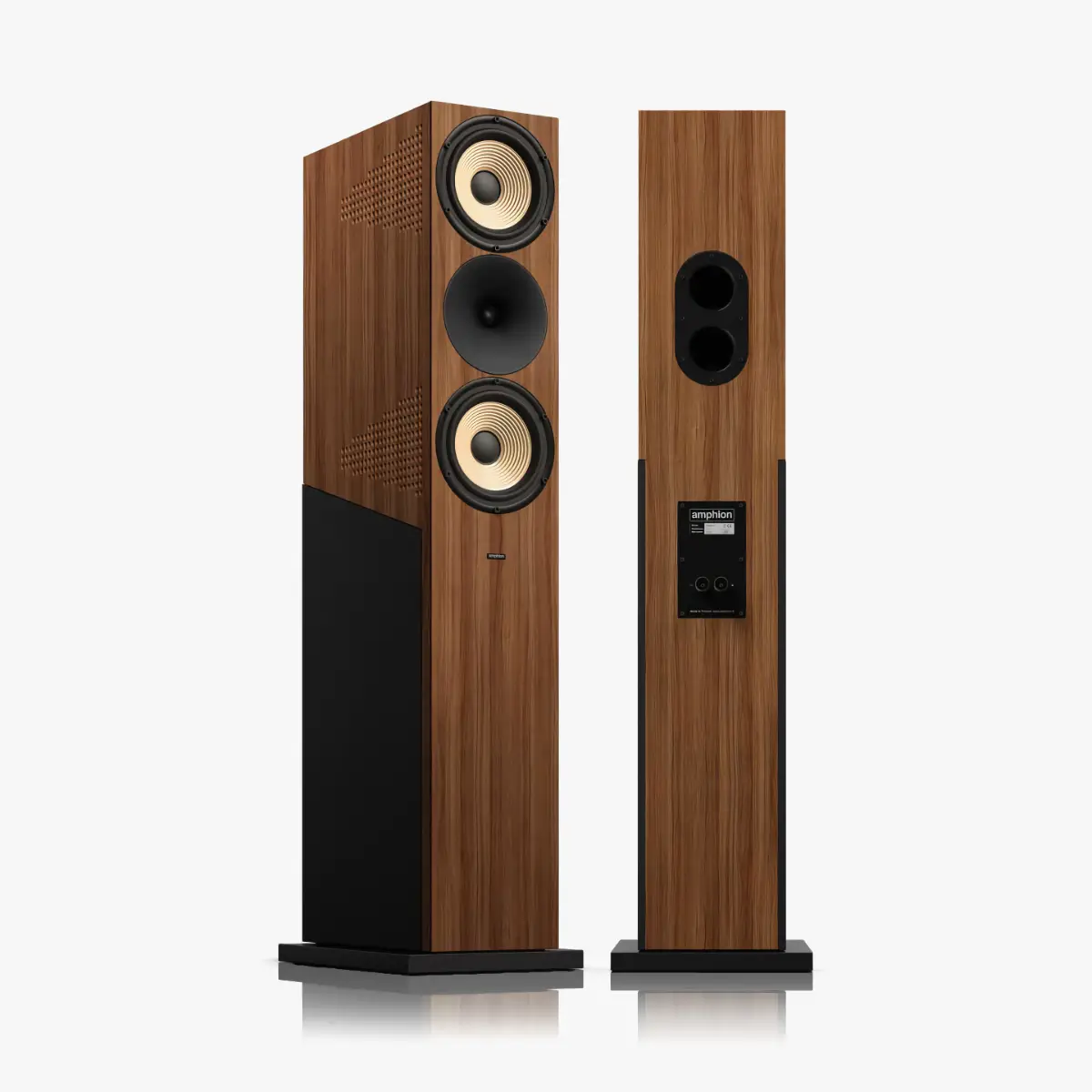 Amphion Krypton3X in walnut finish