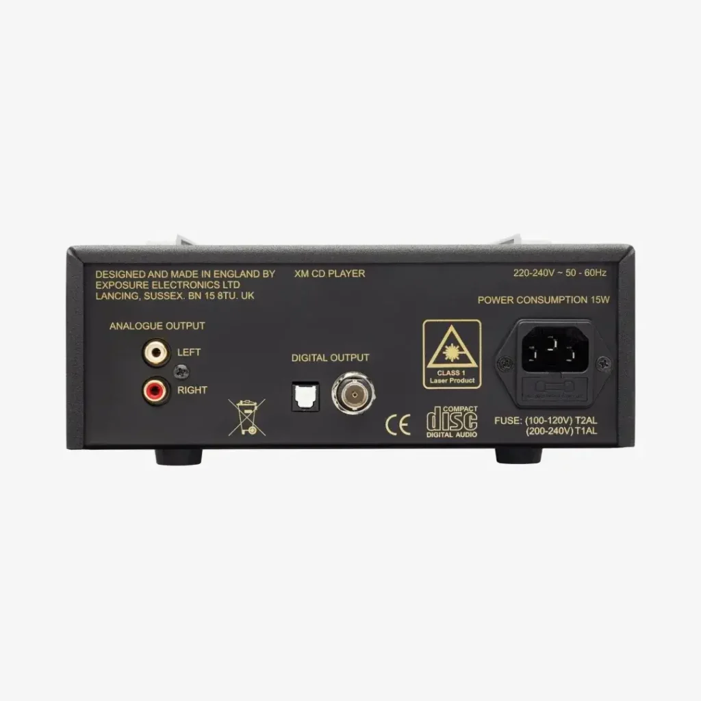 Exposure XM CD rear panel