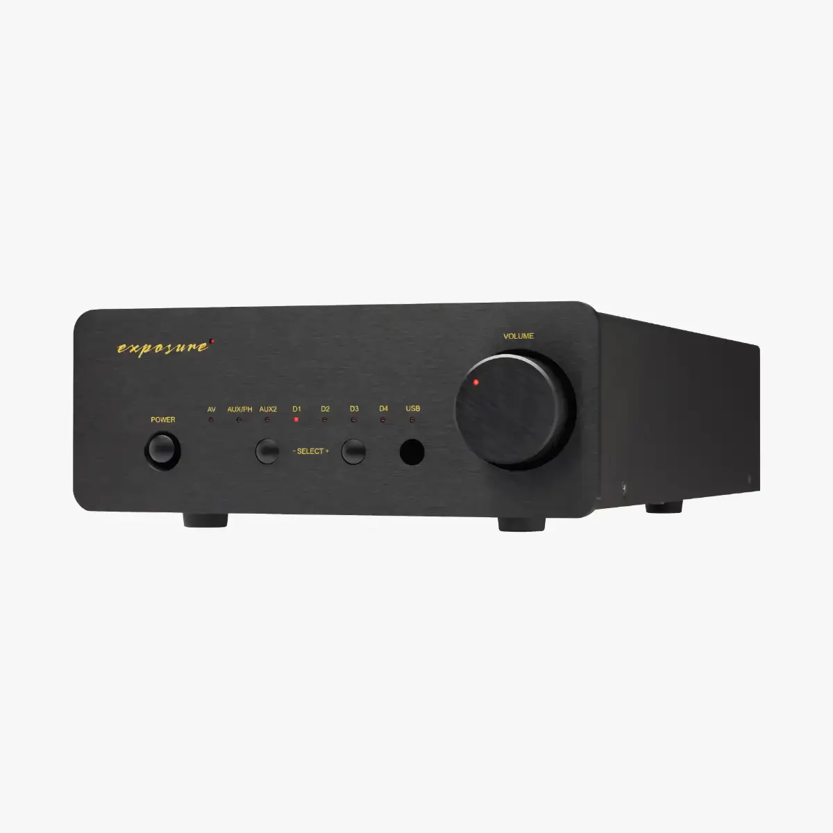 Exposure XM5 integrated amplifier in black