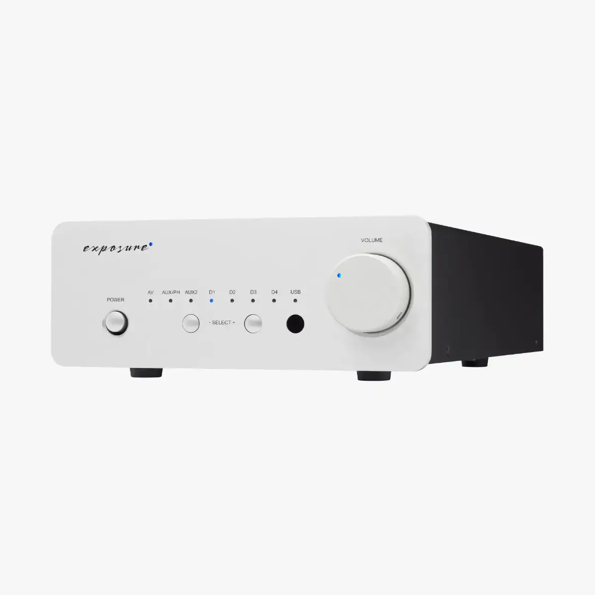 Exposure XM5 integrated amplifier in titanium