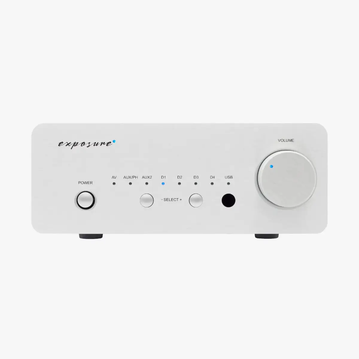 Exposure XM5 integrated amplifier in titanium
