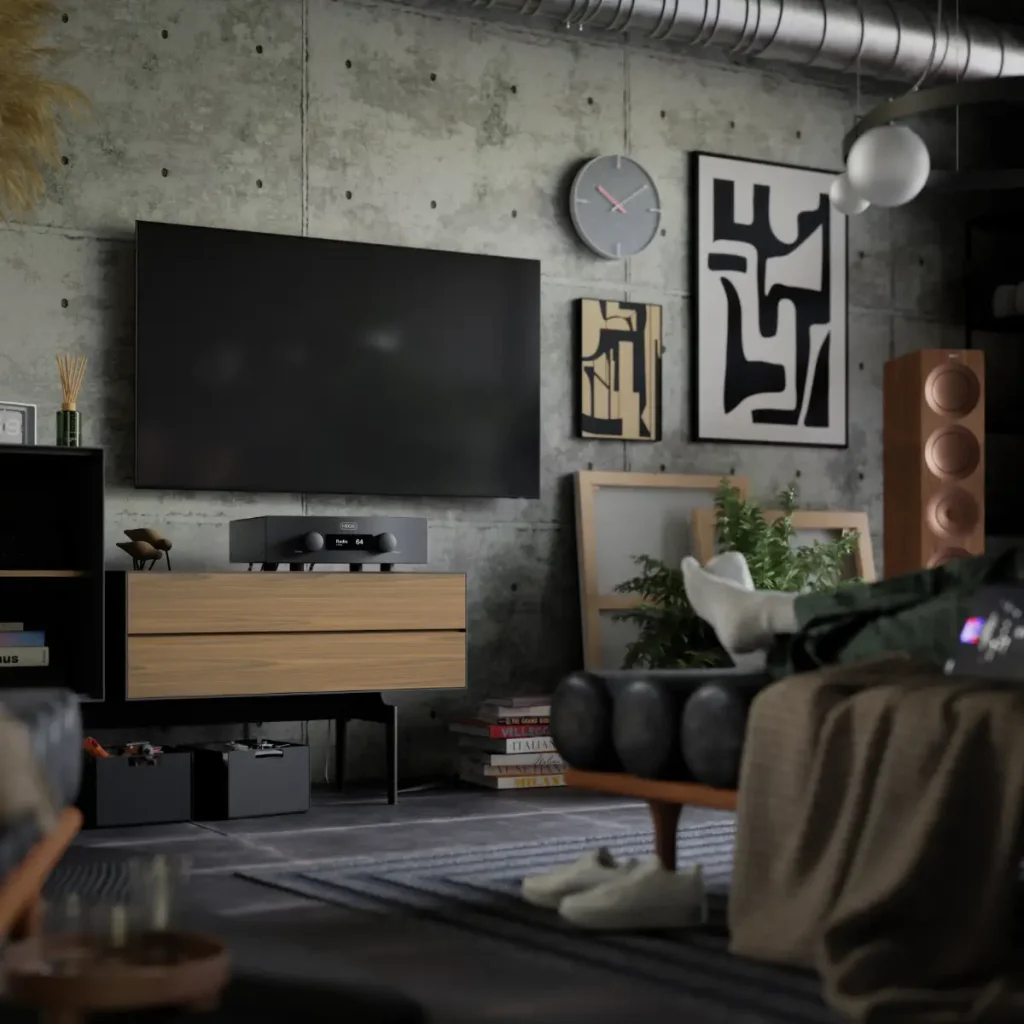 Hegel H400 with KEF R11 Meta speakers