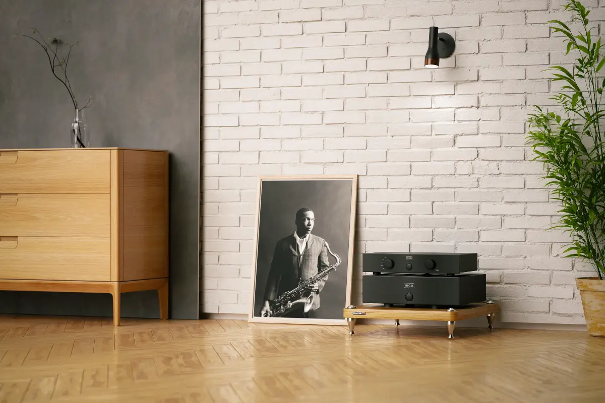 Hegel H20 power amplifier and P20 preamplifier