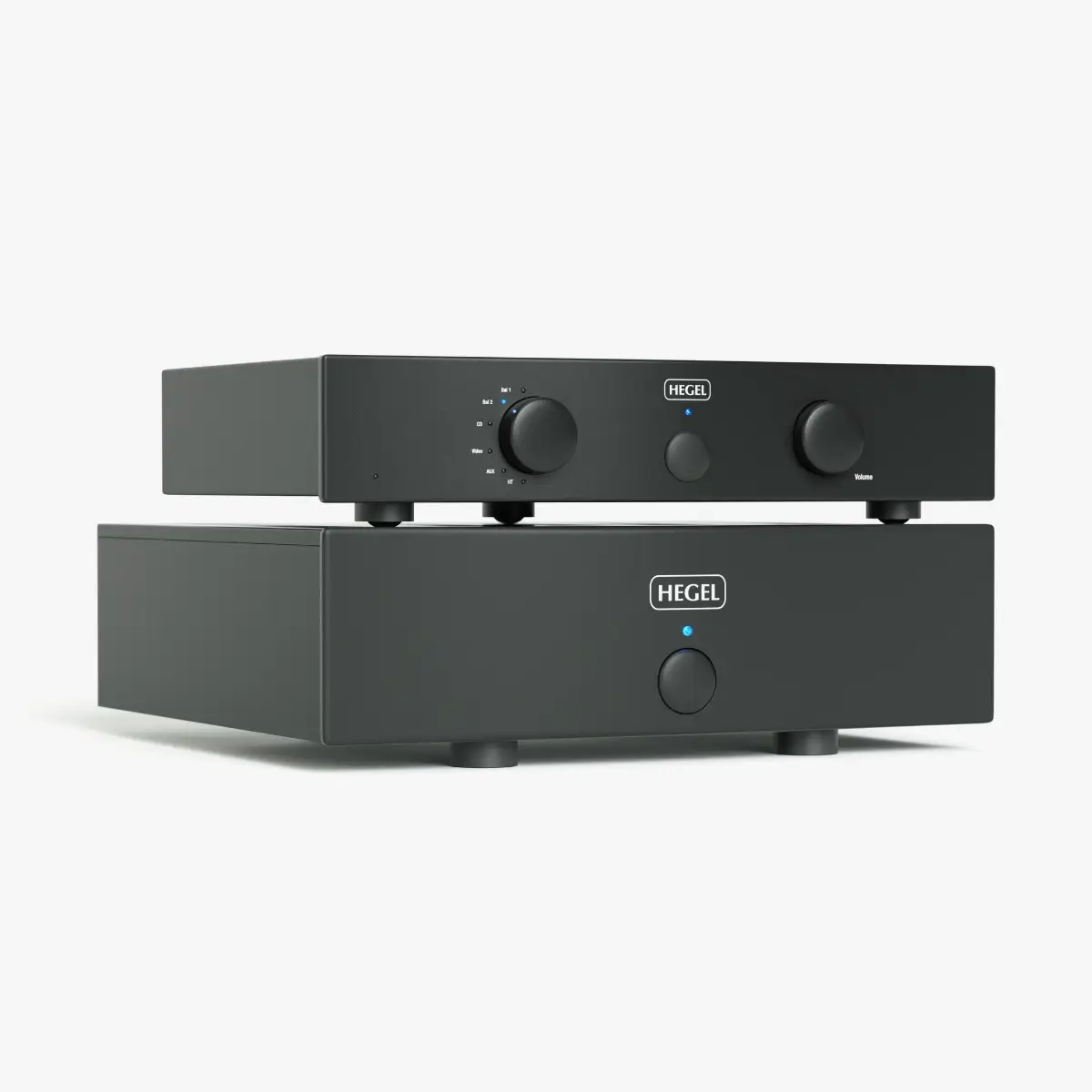 Hegel H20 power amplifier with P20 preamplifier