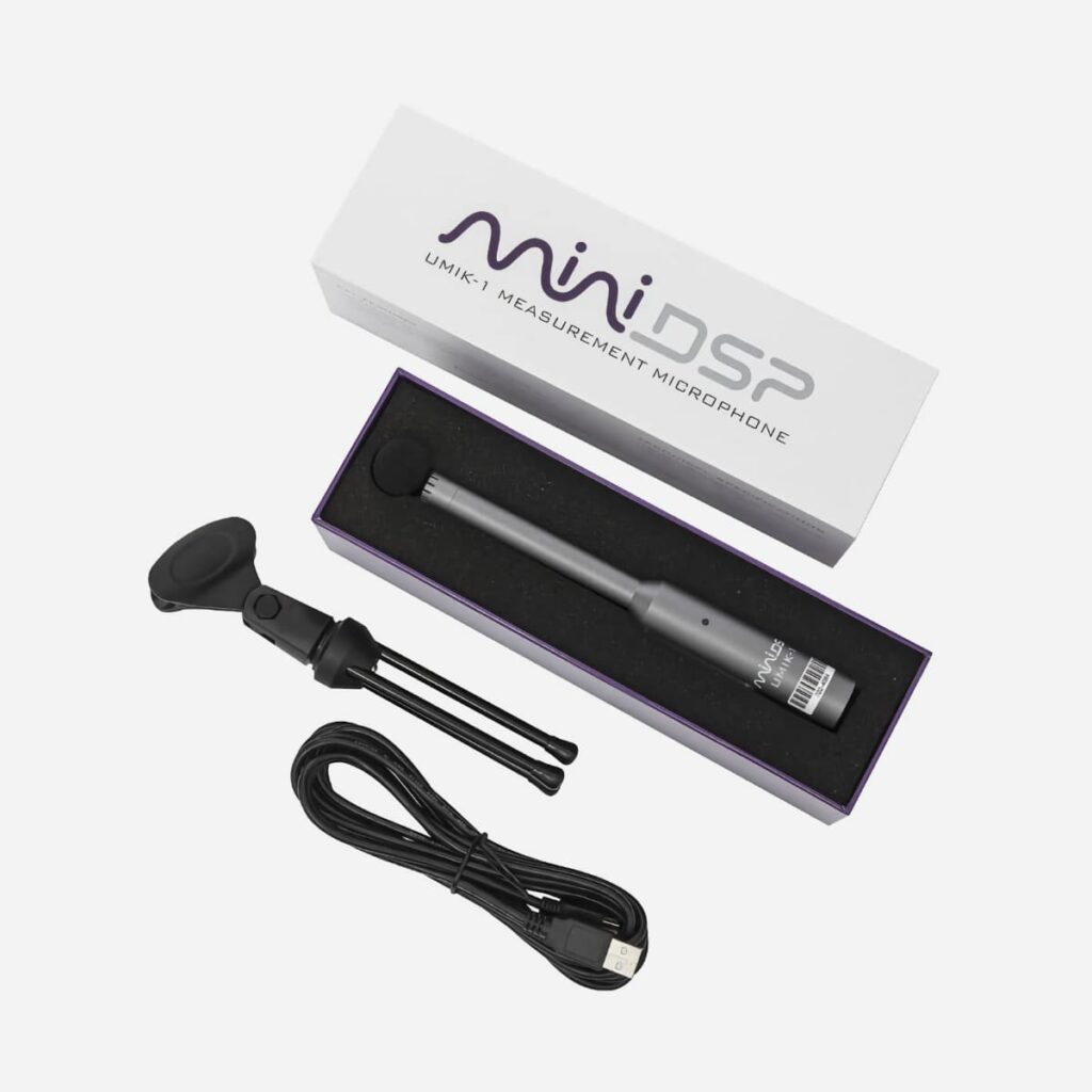 miniDSP UMIK-1 calibrated omnidirectional USB measurement microphone
