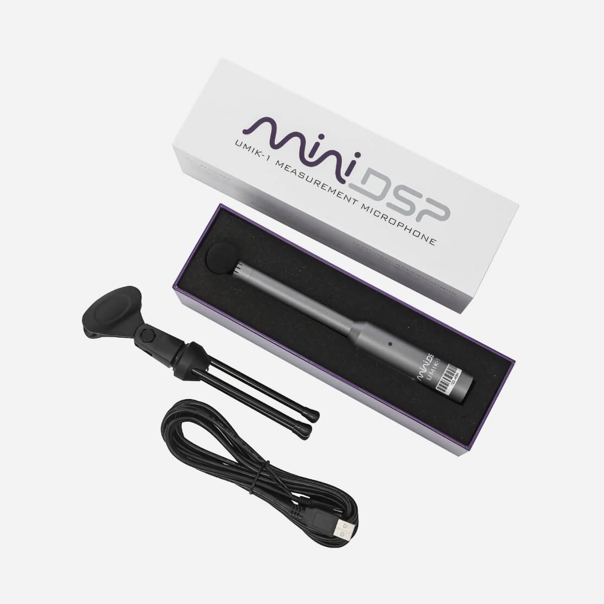 miniDSP UMIK-1 calibrated omnidirectional USB measurement microphone