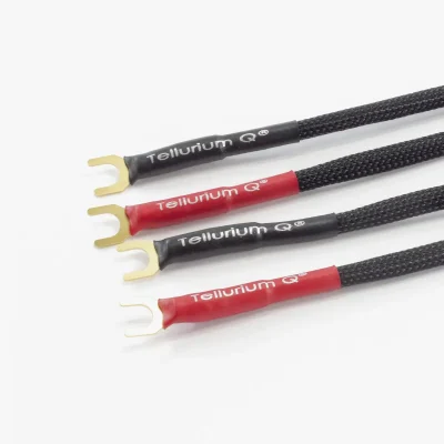 Tellurium Q Ultra Black II speaker links spades