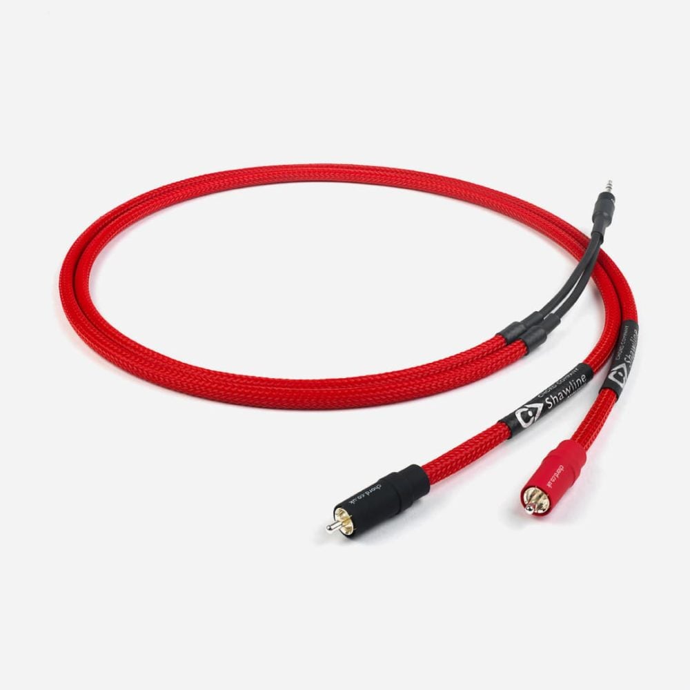 Chord Shawline analogue RCA to 3.5 mm minijack cables