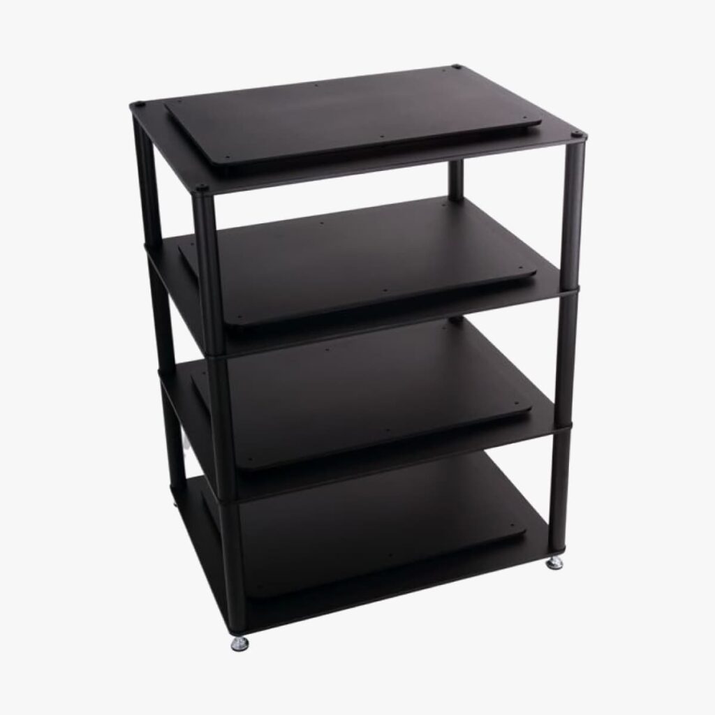 Custom Design Quadraphonic HiFi 4 tier equipment rack