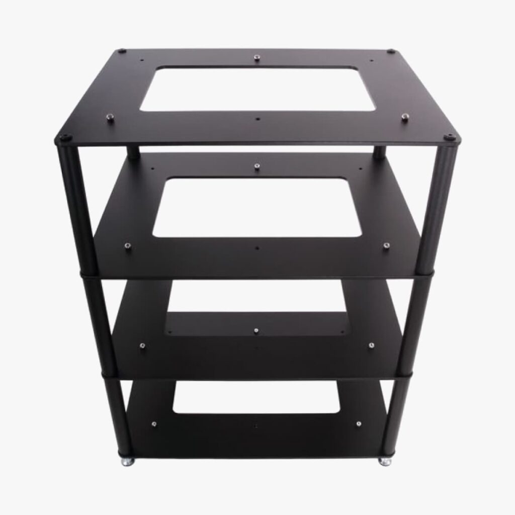 Custom Design Quadraphonic HiFi 4 tier equipment rack