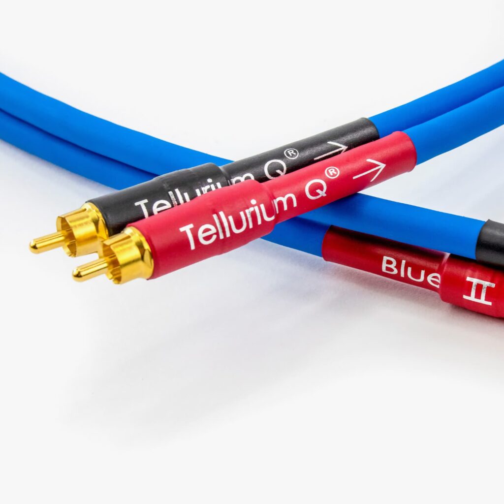 Tellurium Q Blue II RCA cables