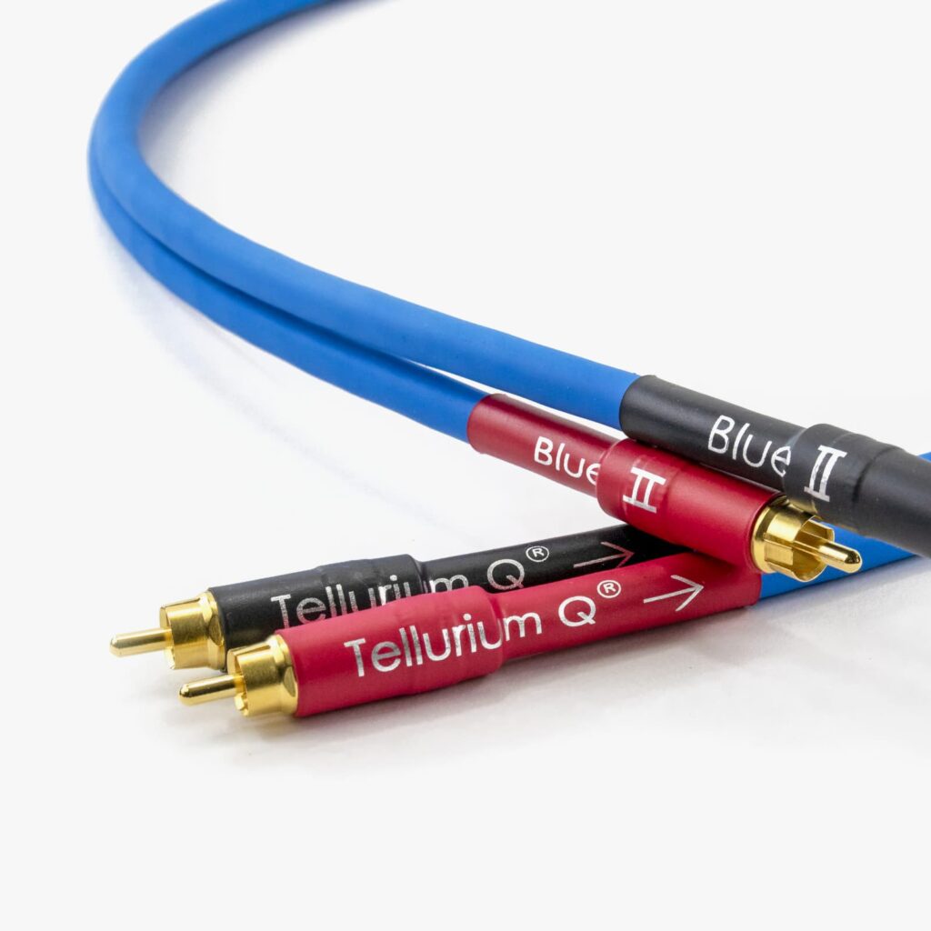 Tellurium Q Blue II RCA cables