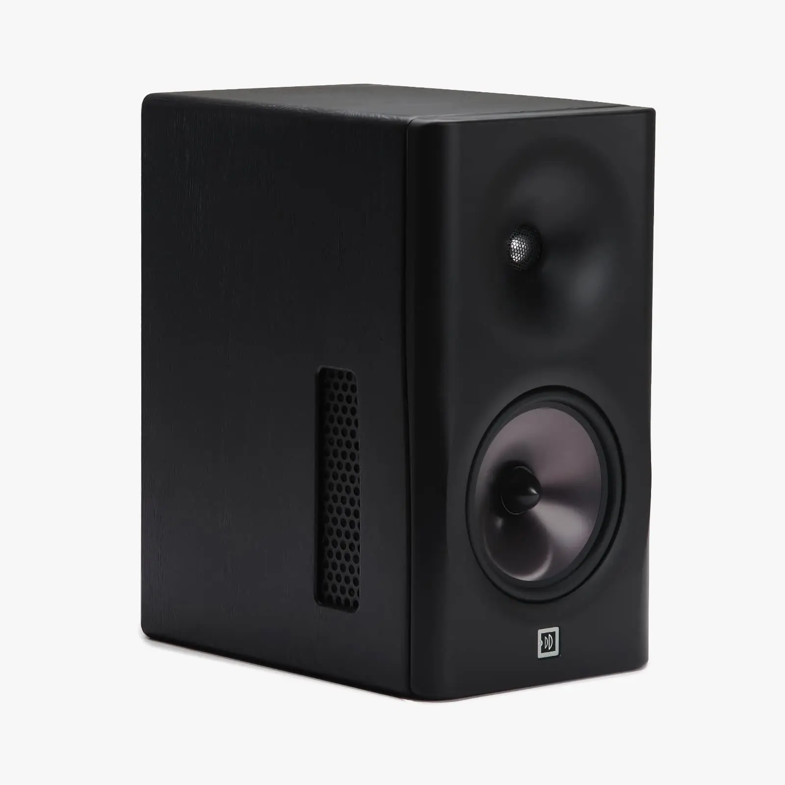 Dutch & Dutch 8c active speaker in black oak with black front baffle