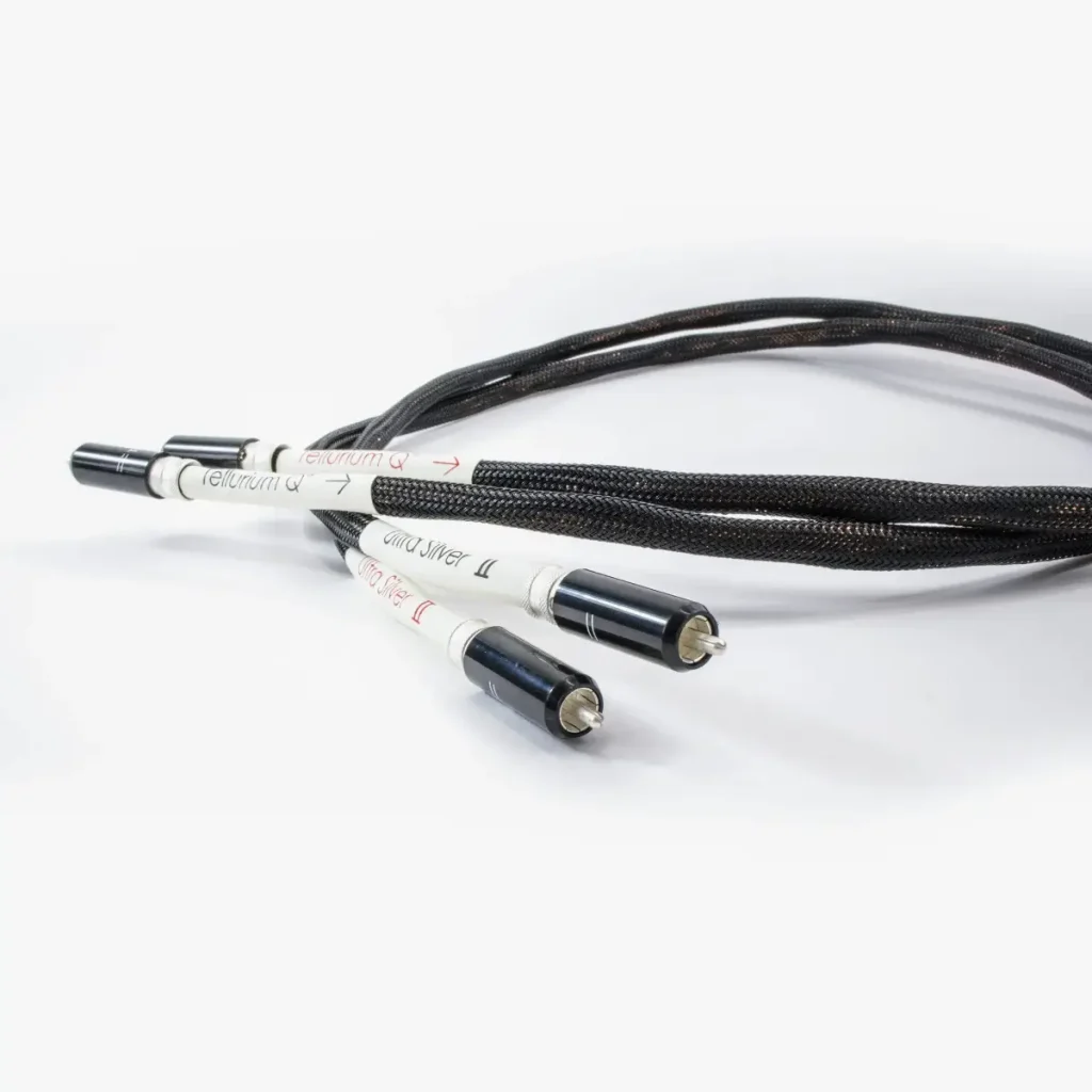 Tellurium Q Ultra Silver II RCA cables