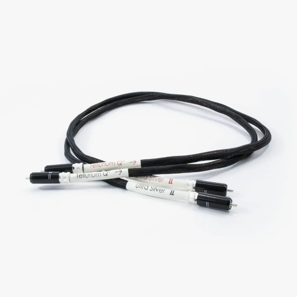 Tellurium Q Ultra Silver II RCA cables