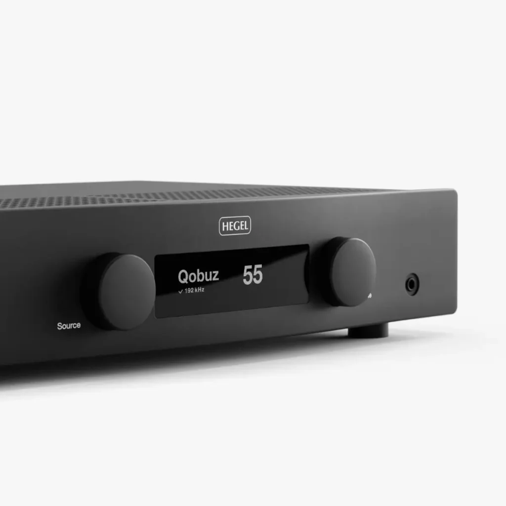 Hegel H150 streaming integrated amplifier close up