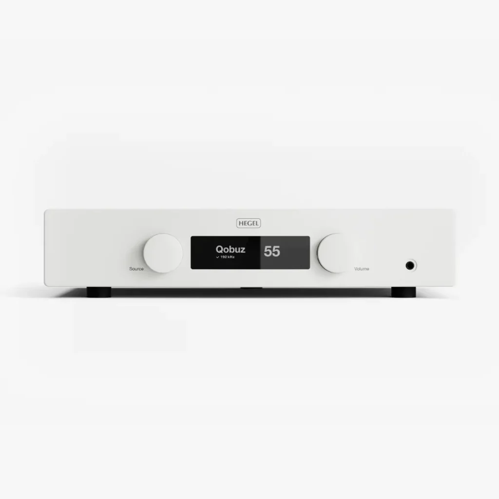 Hegel H150 streaming integrated amplifier in white finish