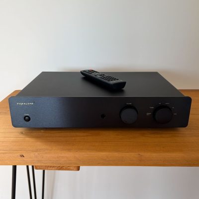 Open box Exposure 2510 integrated amplifier in black finish