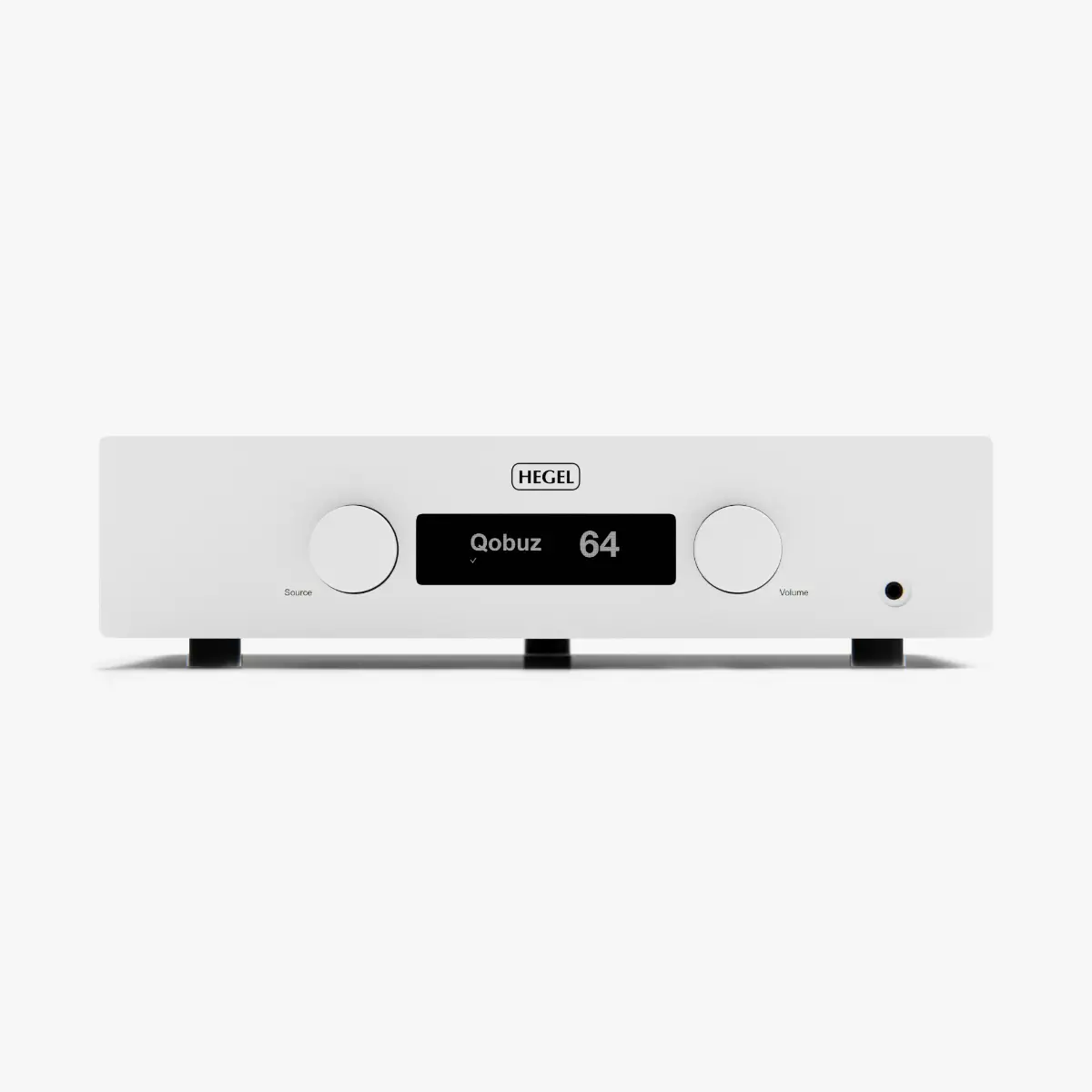 Hegel H200 integrated amplifier in white finish