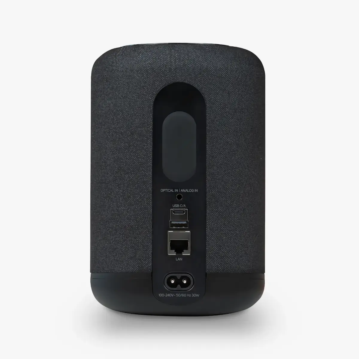 Bluesound Pulse Flex in black rear panel connections