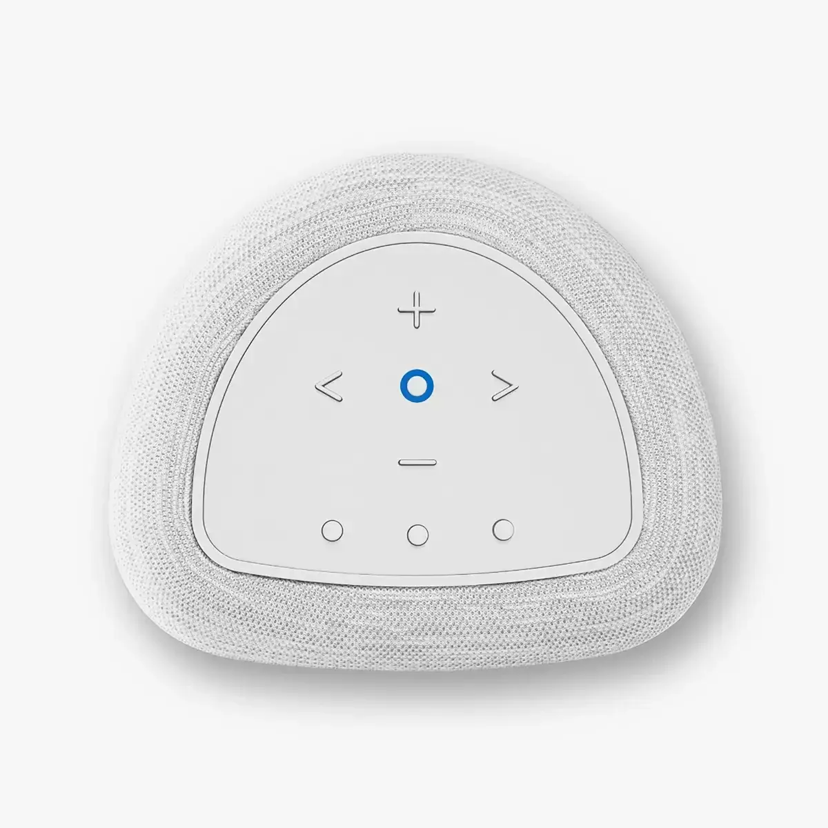 Bluesound Pulse Flex in pebble grey top panel controls