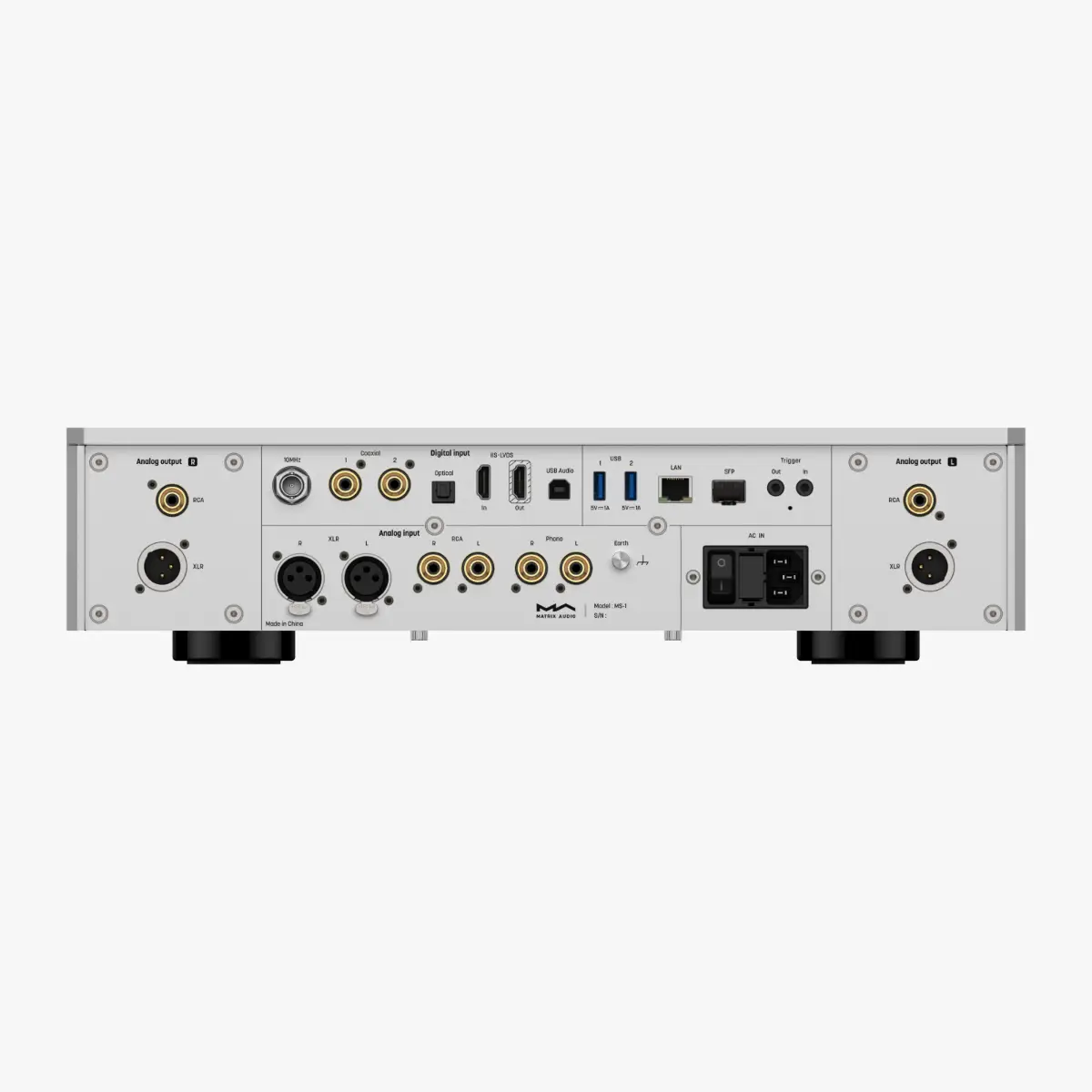 matrix-audio-ms-1-rear Matrix Audio MS-1 music streamer rear panel