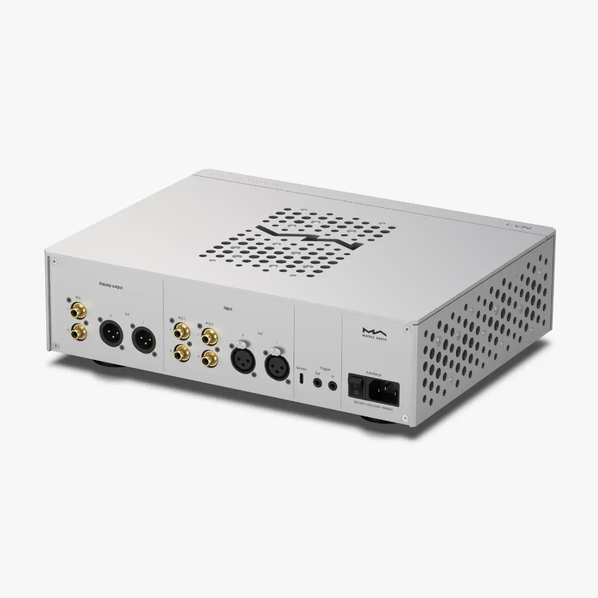 Matrix Audio NA-1 headphone amplifier rear panel
