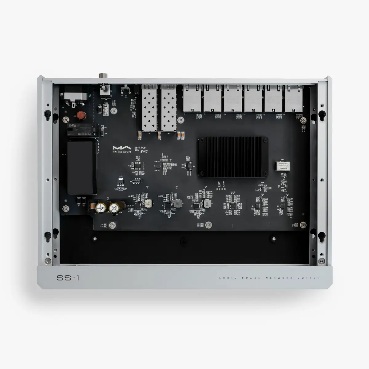 Matrix Audio SS-1 network switch internals