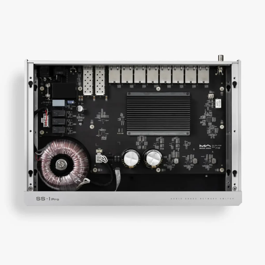 Matrix Audio SS-1 Pro network switch internals