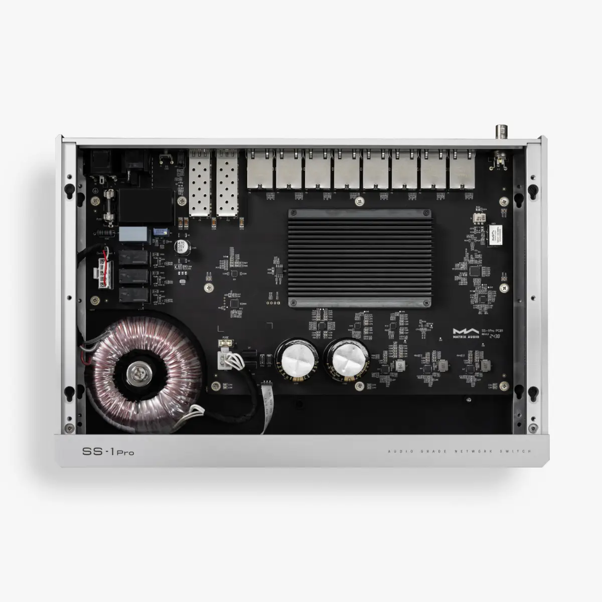 Matrix Audio SS-1 Pro network switch internals