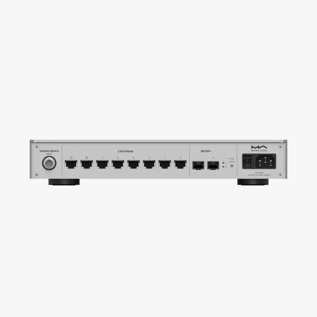 Matrix Audio SS-1 Pro network switch rear
