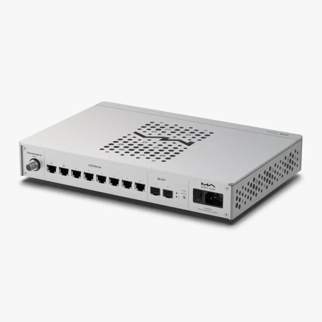 Matrix Audio SS-1 Pro network switch rear