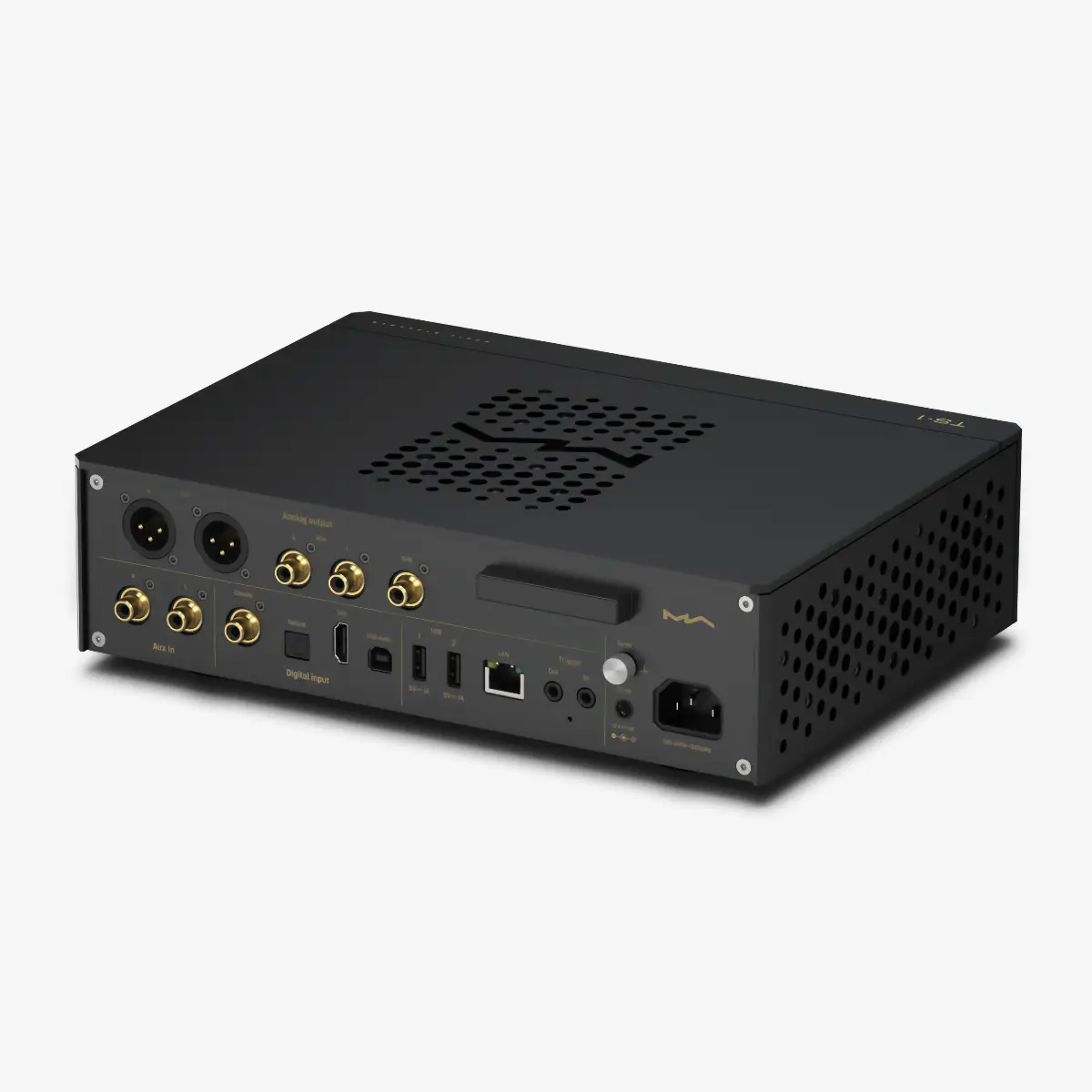 Matrix Audio TS-1 music streamer rear panel