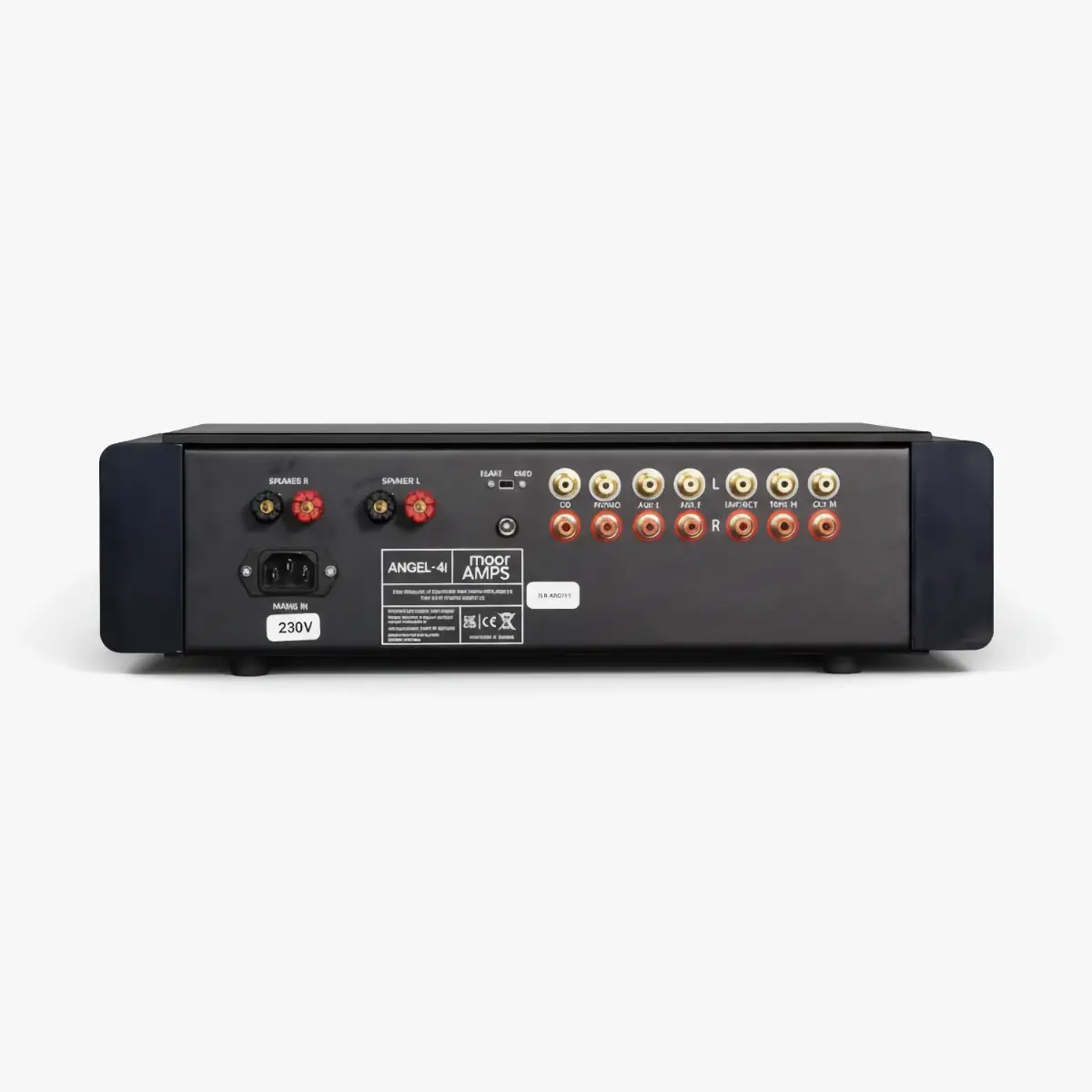 Moor Amps Angel 4i integrated amplifier rear panel