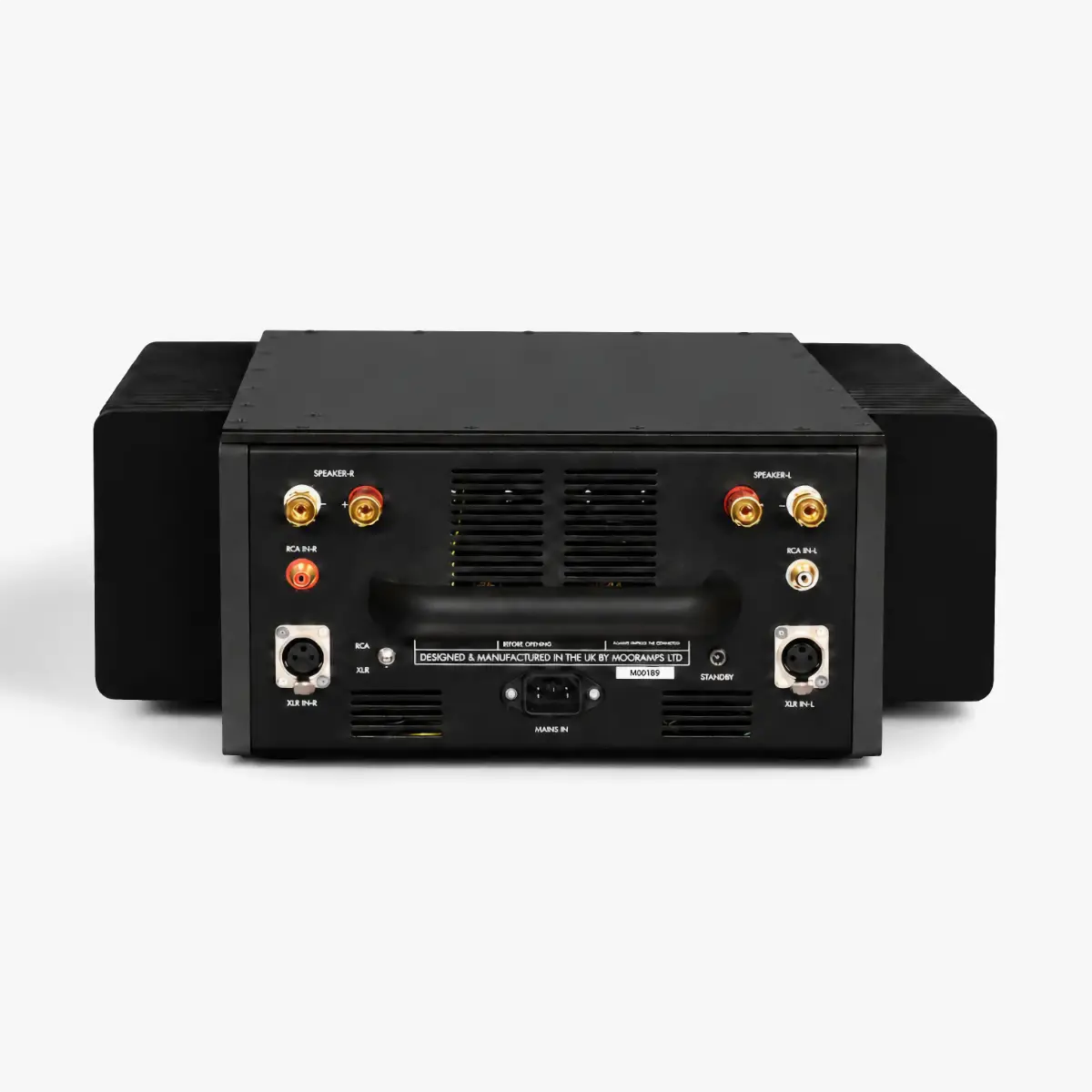 Moor Amps Angel 6 Mk II power amplifier rear panel