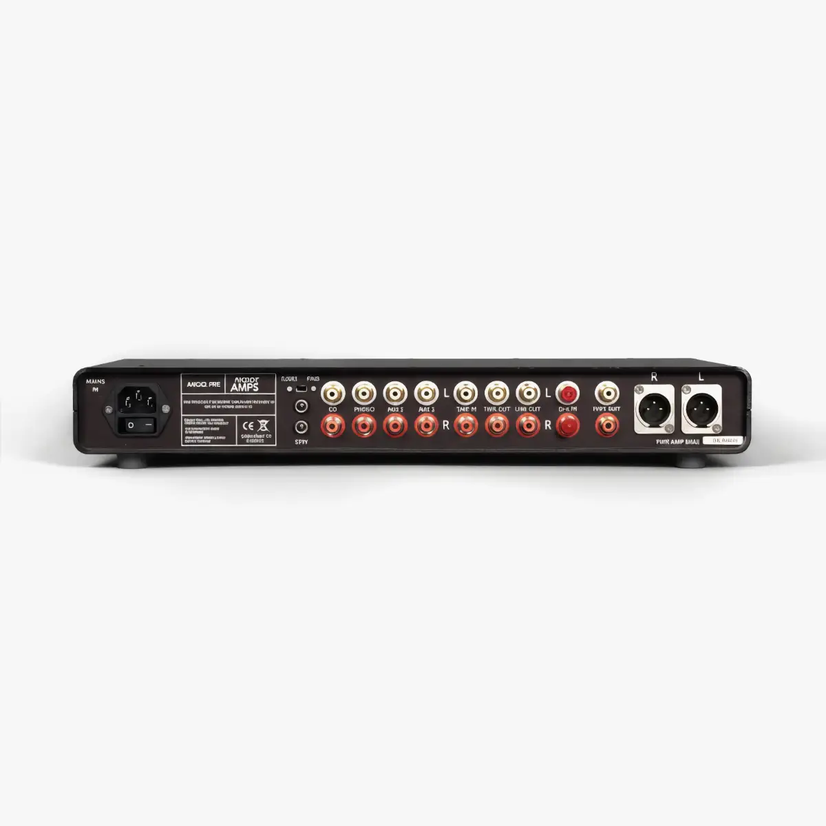 Moor Amps Angel Pre preamplifier rear panel