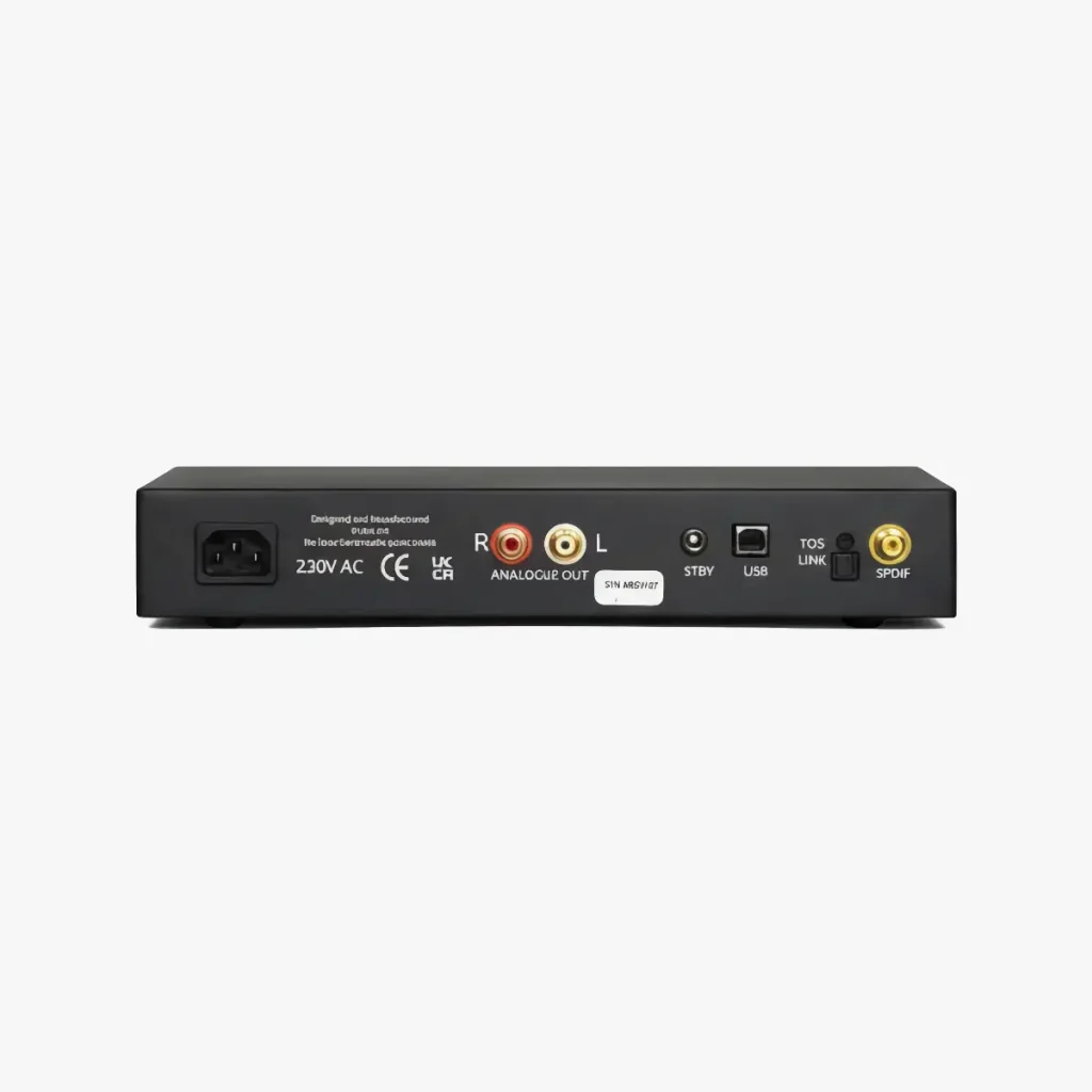 Moor Amps Mana DAC rear panel